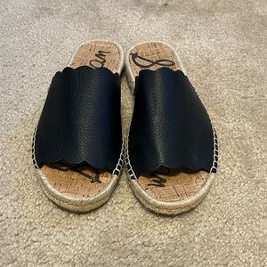 Sam Edelman Black Espadrilles Sandals - Size 8.5 - NWOT